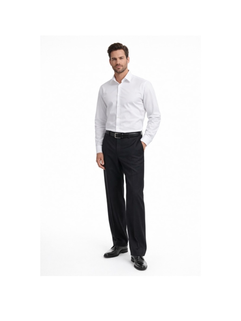 George Black Men's Dress Pants - Straight Leg